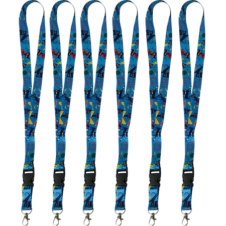 Edupress Pete The Cat Lanyard, PK6 TCR60257